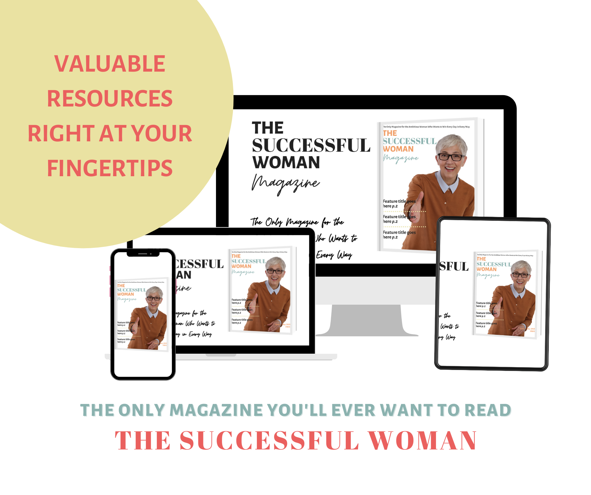 The Successful Woman Electronic Magazine The Successful Woman Magazine ad